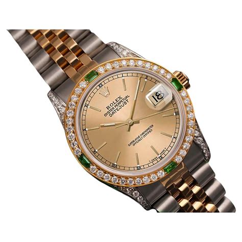 rolex two tone women& 39|two tone rolex women's.